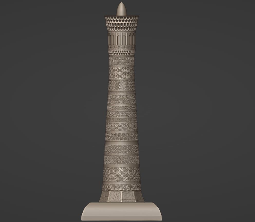 Bukhara Minorai Kalon 3D print model_14