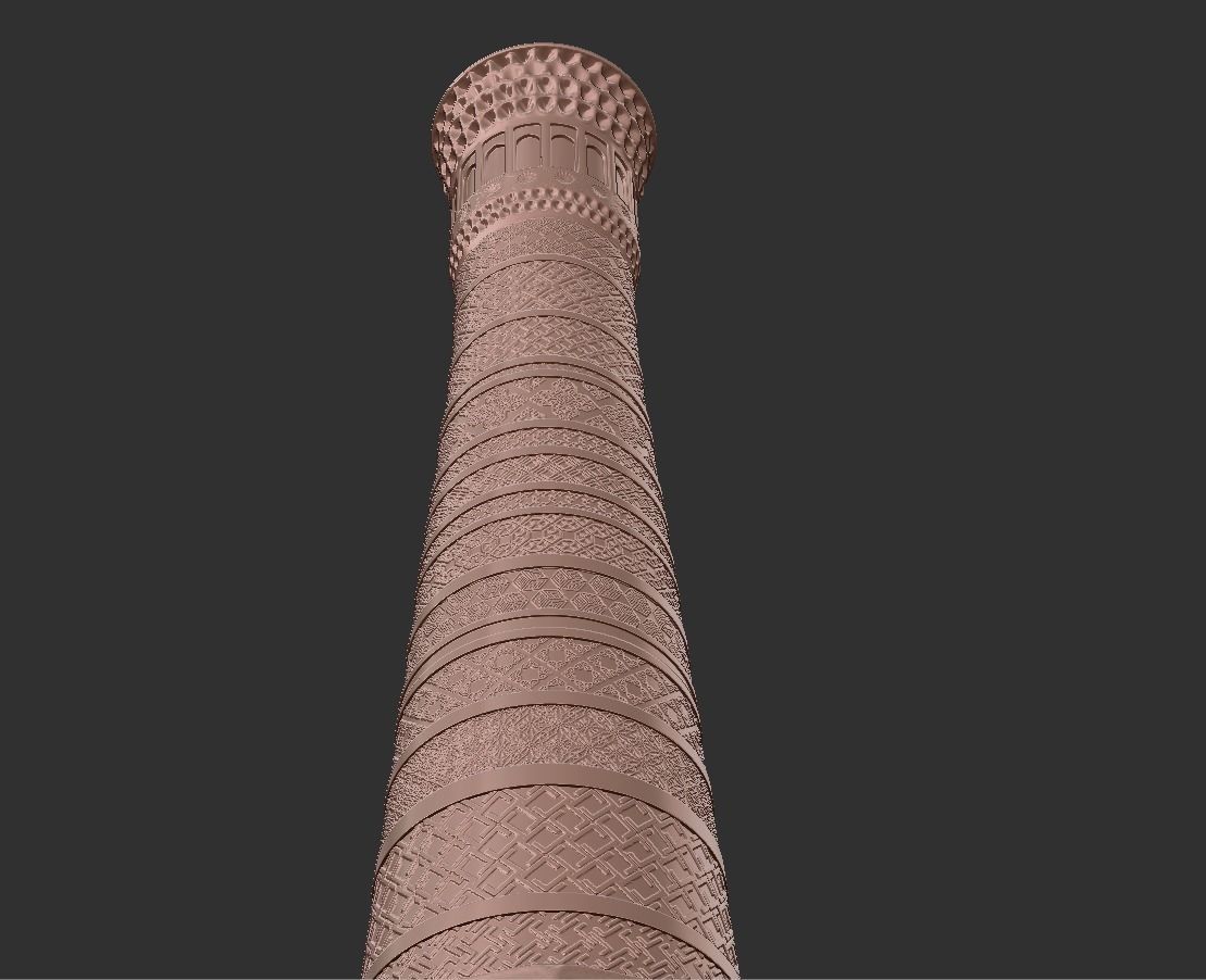 Bukhara Minorai Kalon 3D print model_10