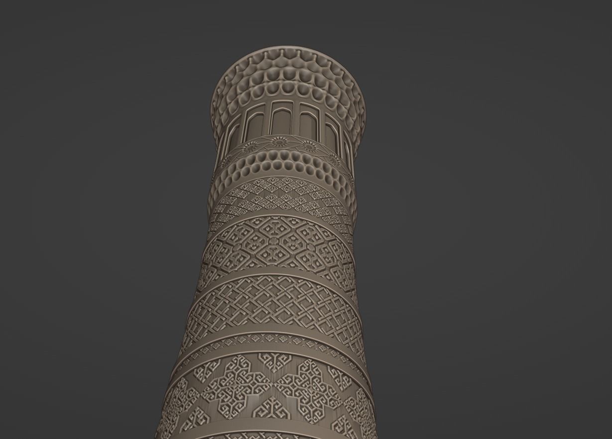 Bukhara Minorai Kalon 3D print model_15