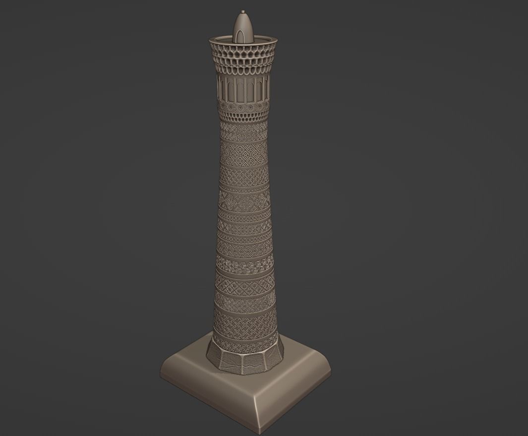 Bukhara Minorai Kalon 3D print model_4