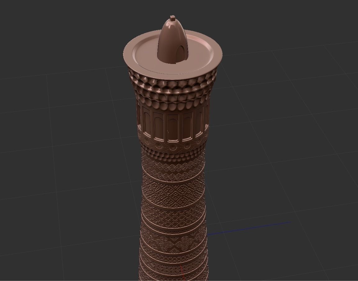Bukhara Minorai Kalon 3D print model_9
