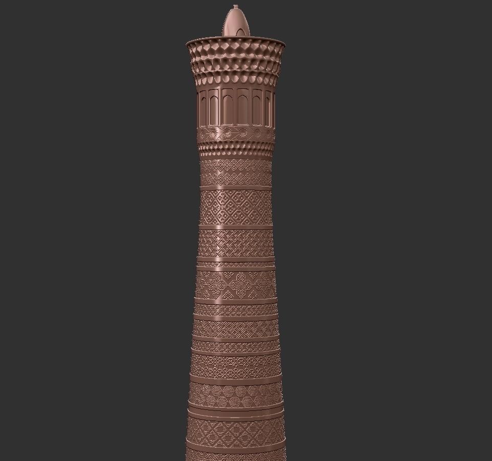Bukhara Minorai Kalon 3D print model_11