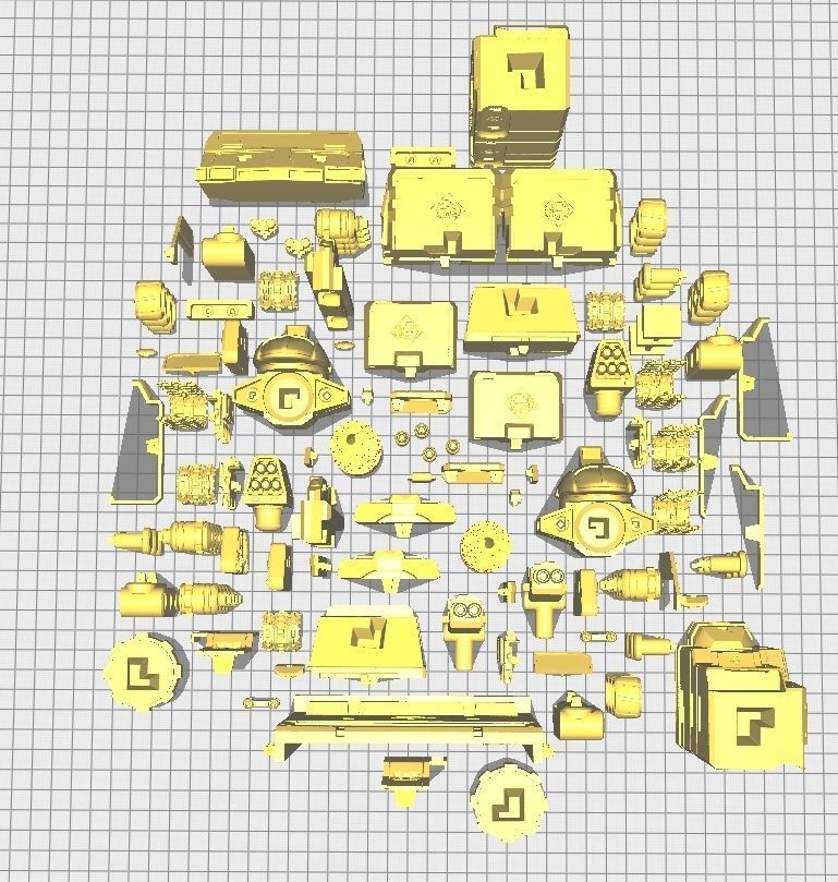 Great 5 Robo Final 3D print model_20