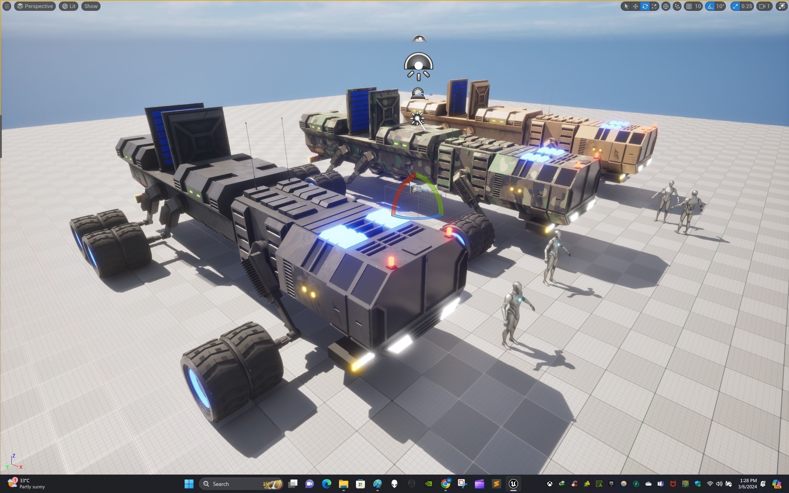 Rover Ten Low-poly 3D model_26