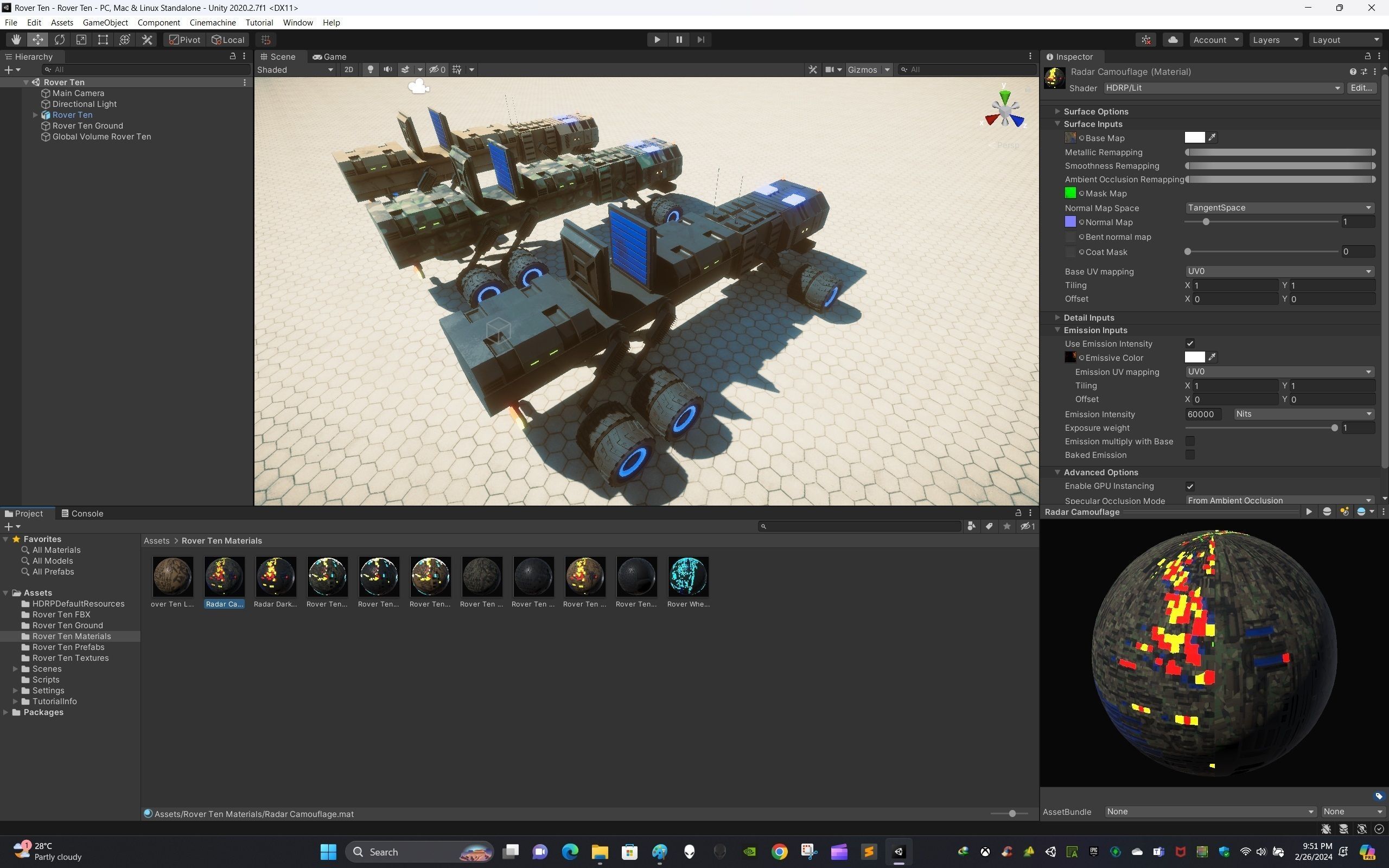 Rover Ten Low-poly 3D model_14