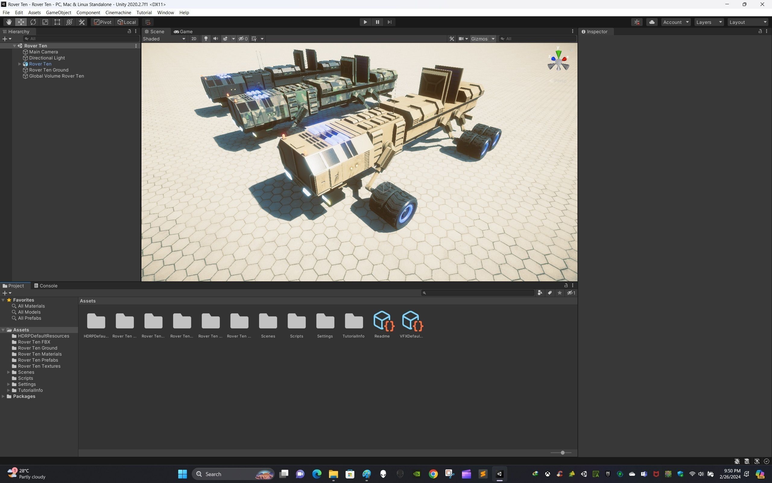 Rover Ten Low-poly 3D model_12