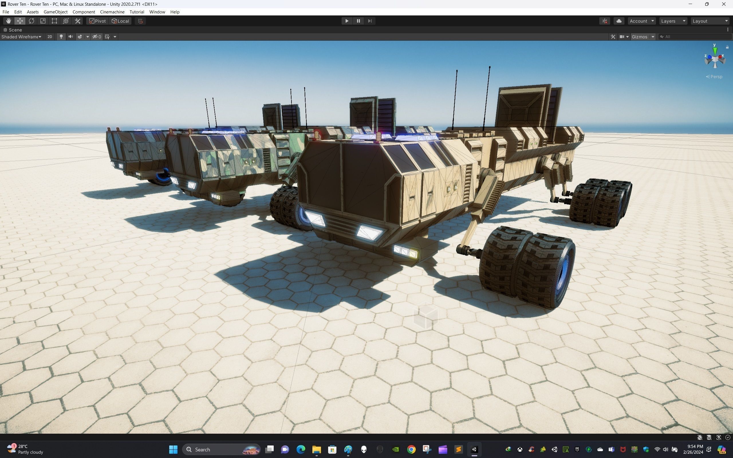 Rover Ten Low-poly 3D model_20