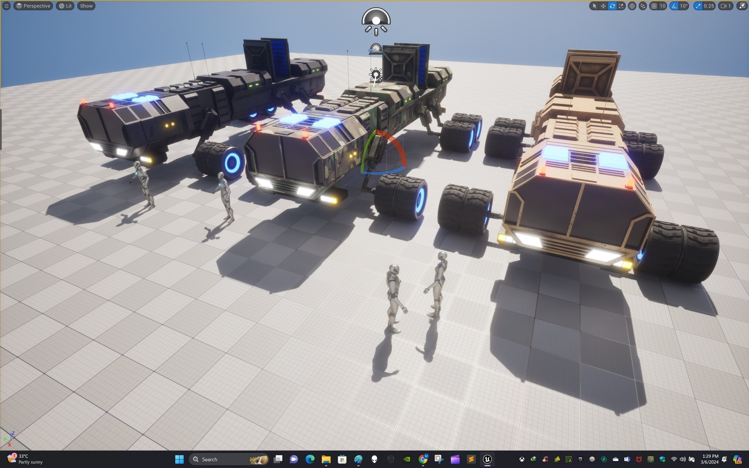 Rover Ten Low-poly 3D model_30