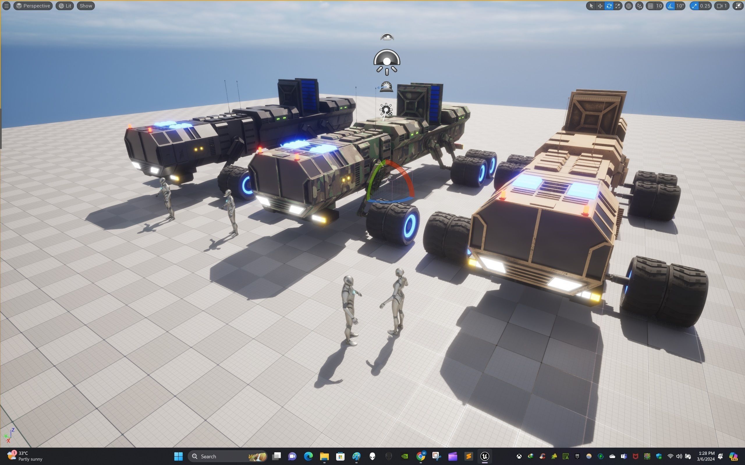 Rover Ten Low-poly 3D model_27