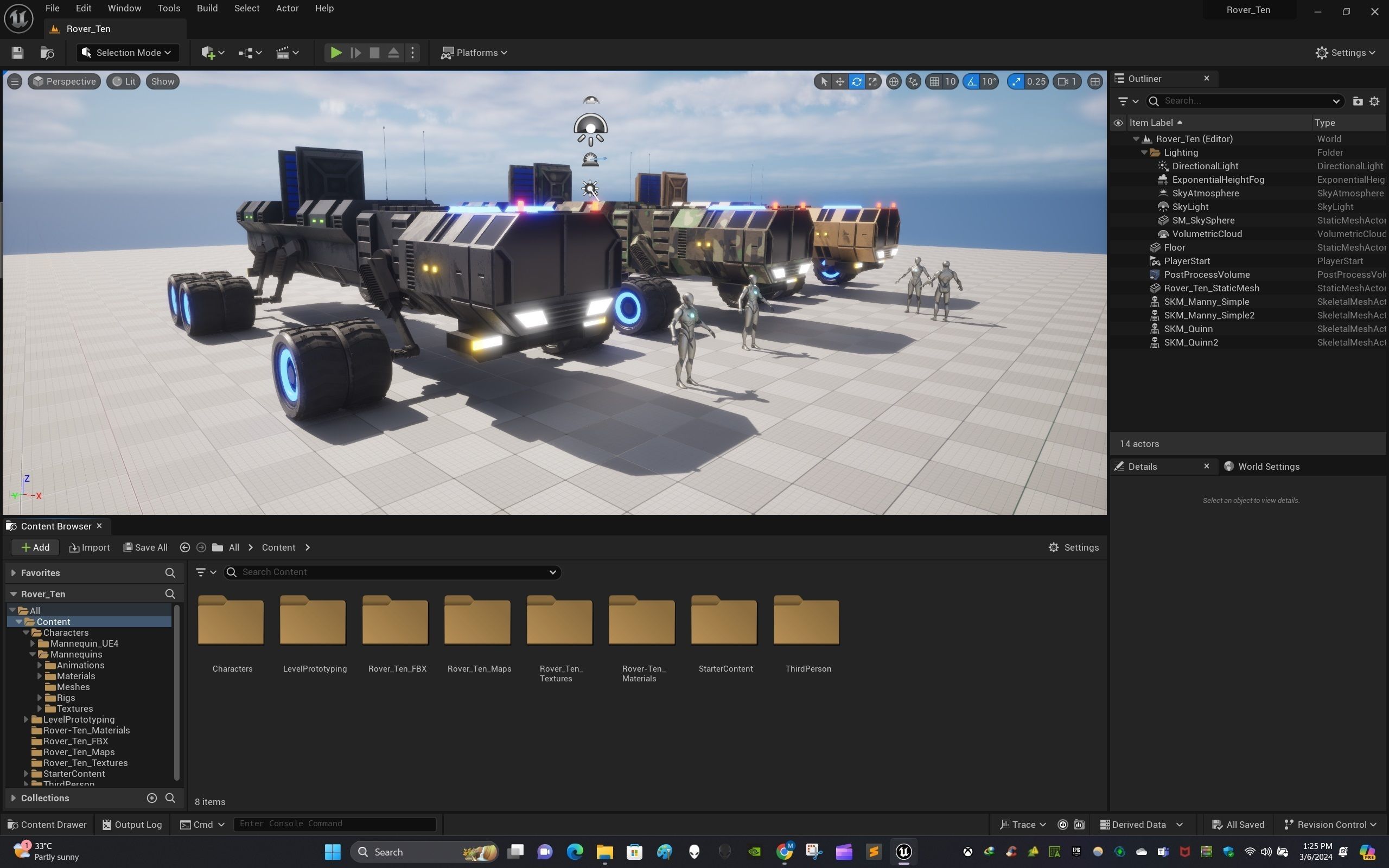 Rover Ten Low-poly 3D model_21