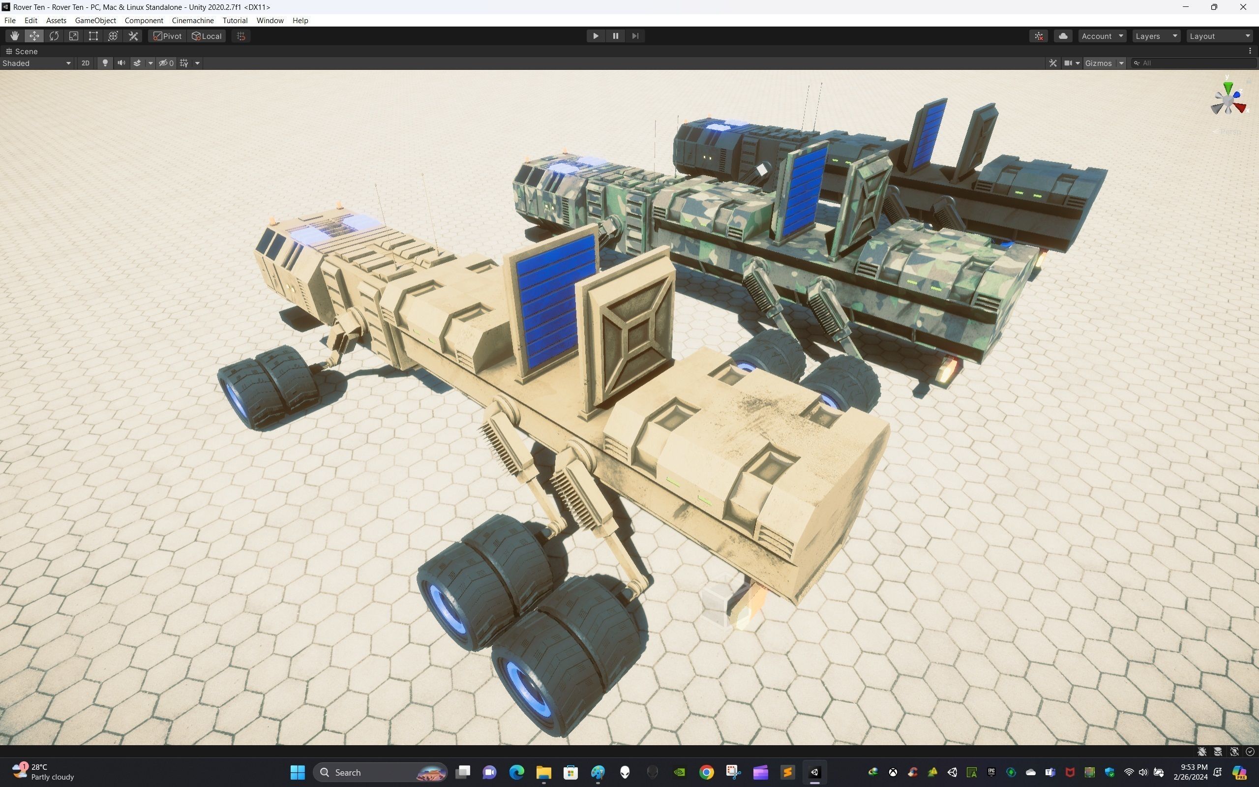 Rover Ten Low-poly 3D model_17