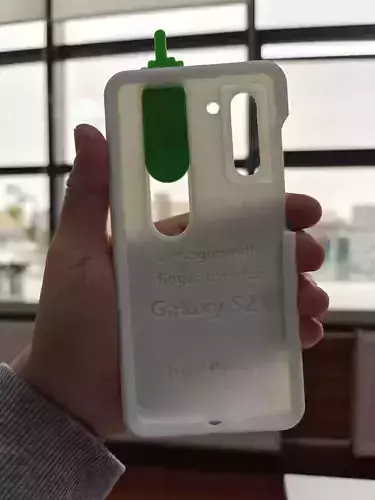 Galaxy S21 - Sliding Middle Finger case - Thick 3D print model