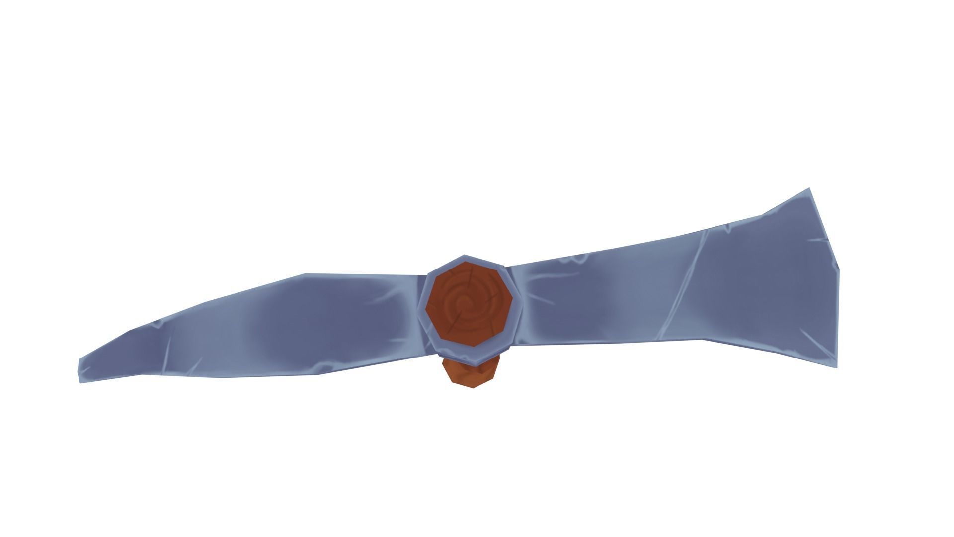 Iron Pickaxe - Hand Painted 3D model_4