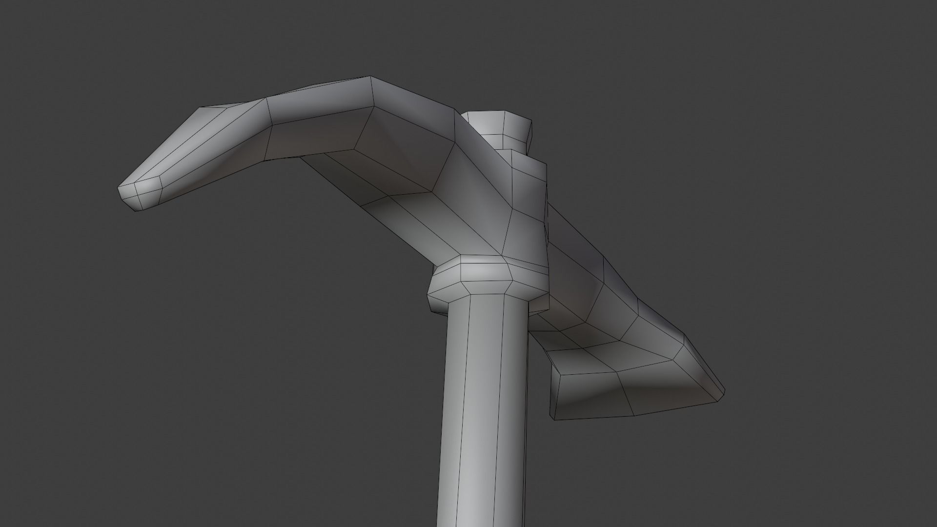 Iron Pickaxe - Hand Painted 3D model_2