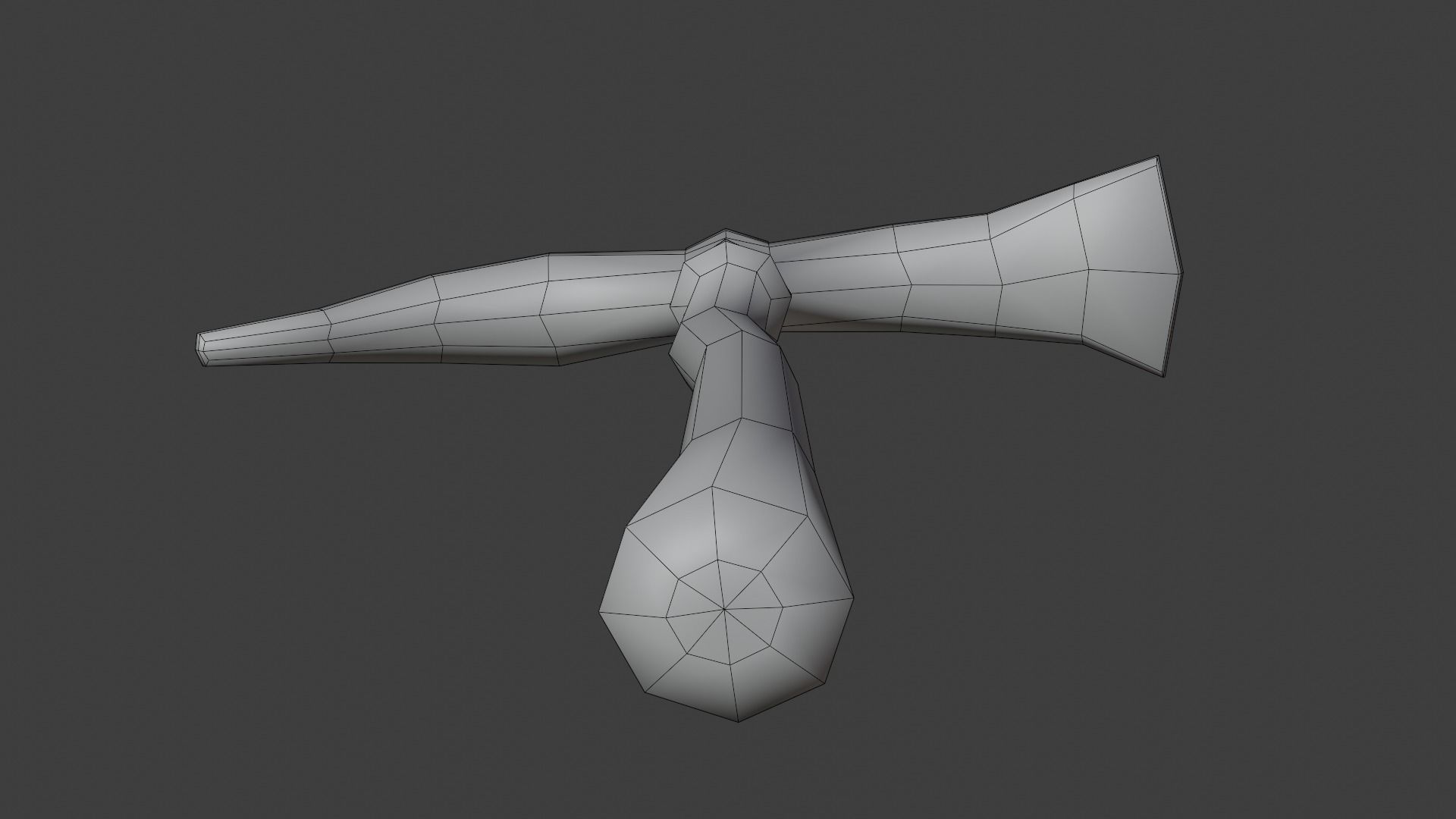 Iron Pickaxe - Hand Painted 3D model_10