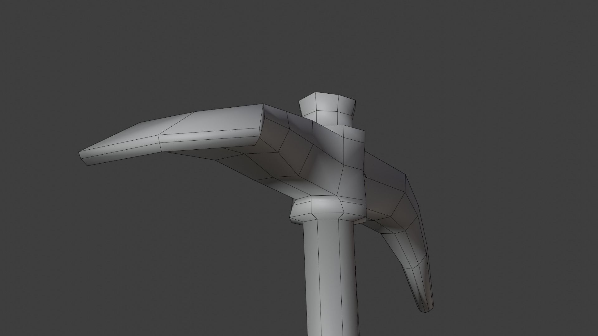 Iron Pickaxe - Hand Painted 3D model_3