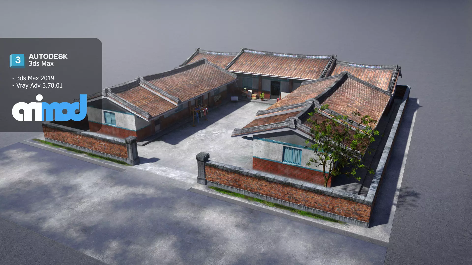 San He Yuan 02 3D model_0