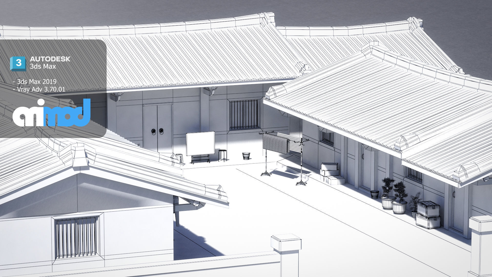 San He Yuan 02 3D model_9