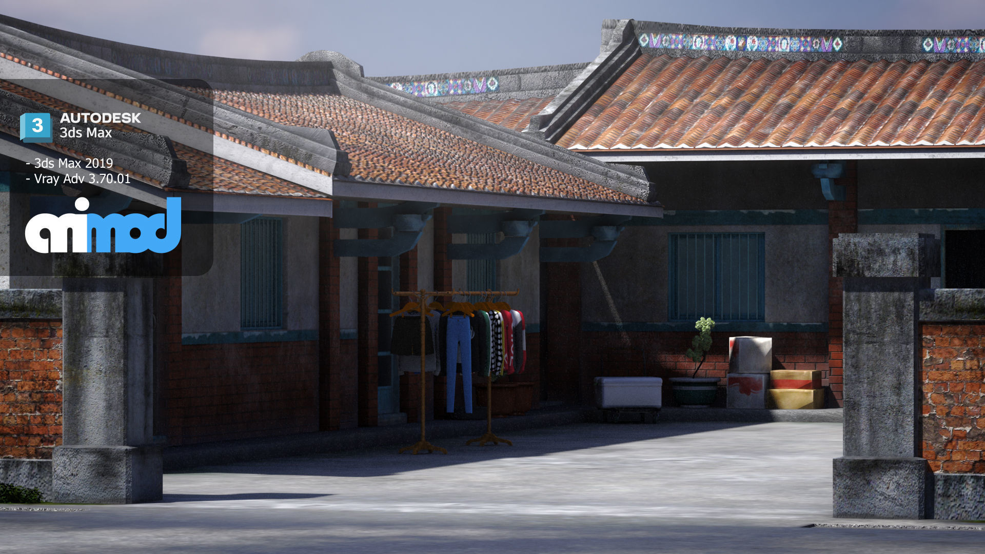 San He Yuan 02 3D model_1