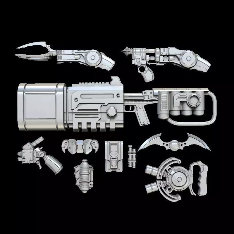 BATMAN ARKHAM GADGETS 1 12 3D print model_0