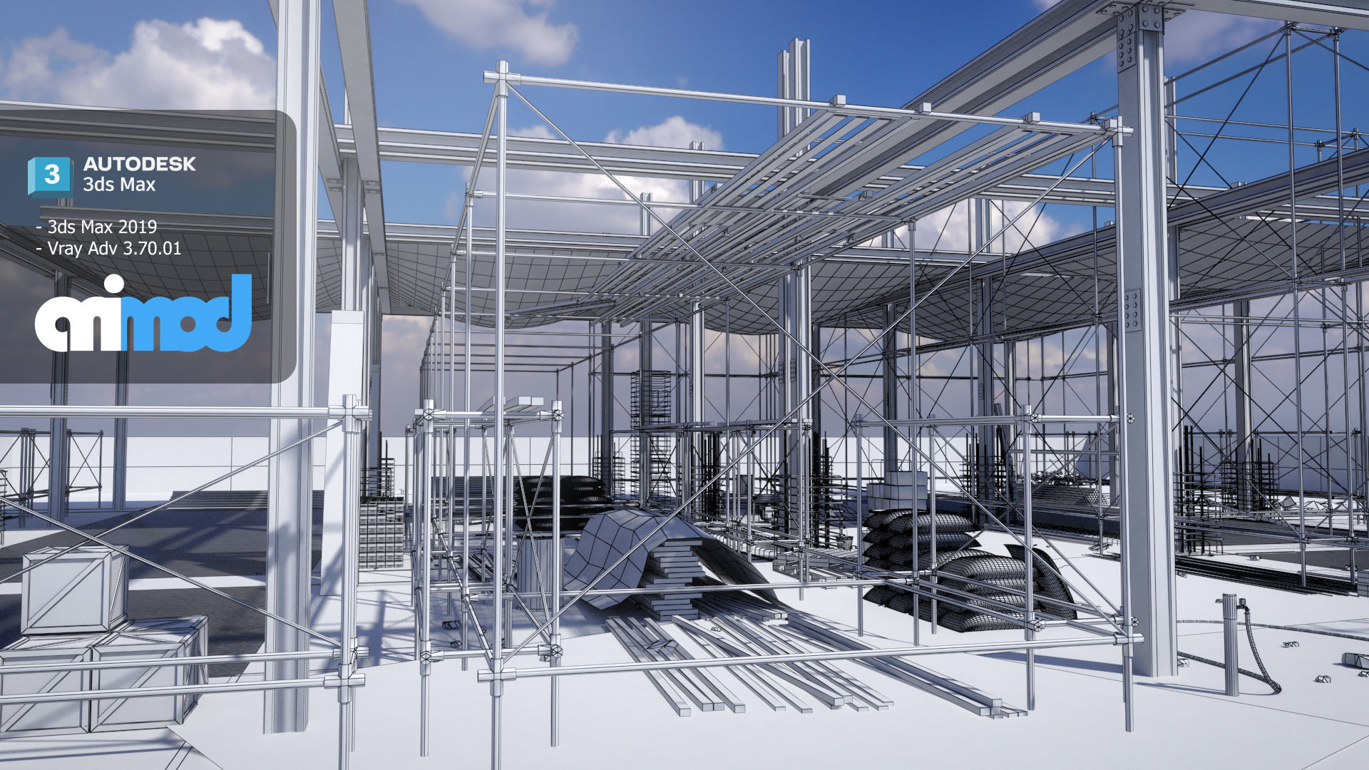 Construction Site 3D model_5