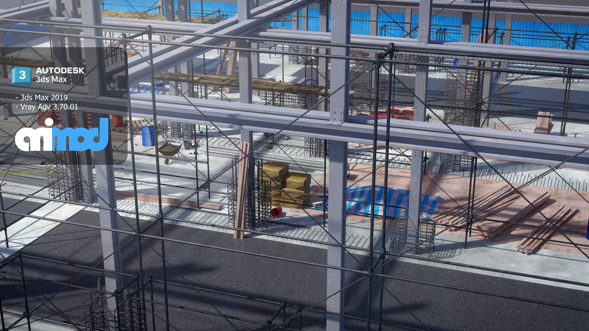 Construction Site 3D model_2