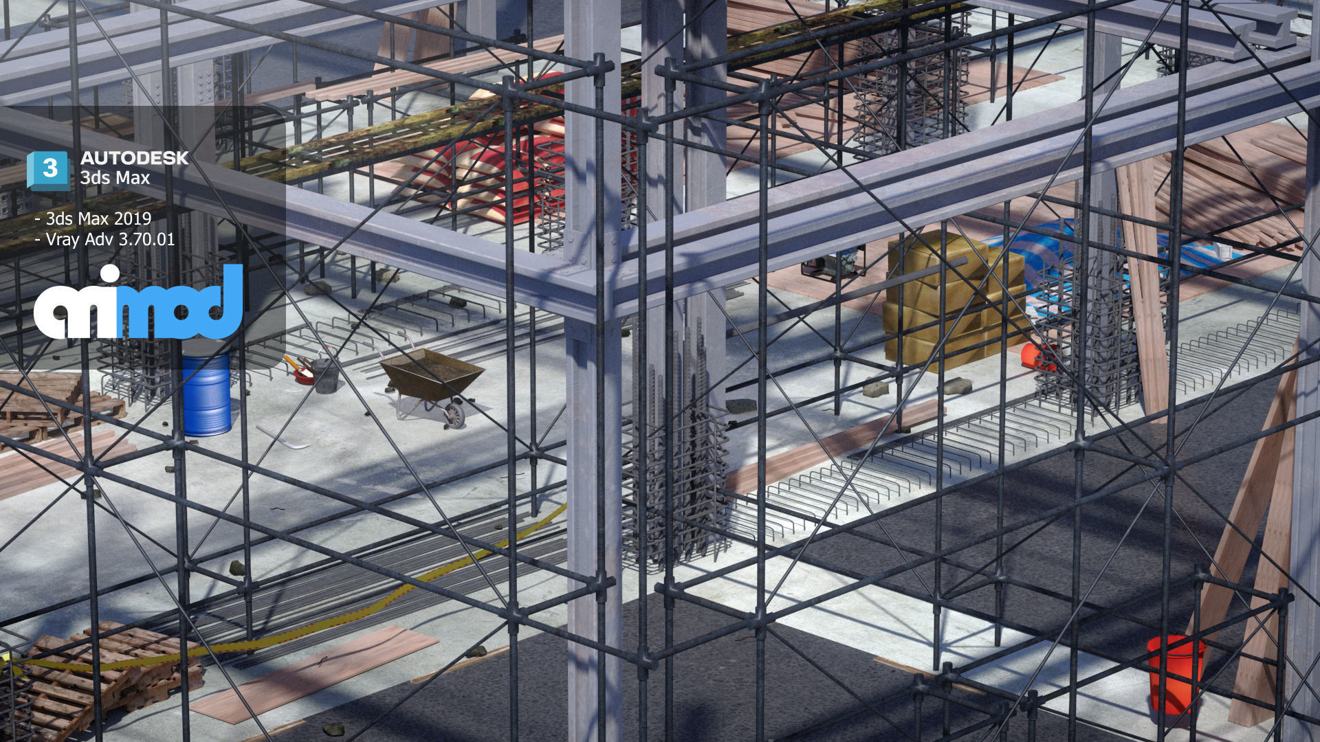 Construction Site 3D model_4