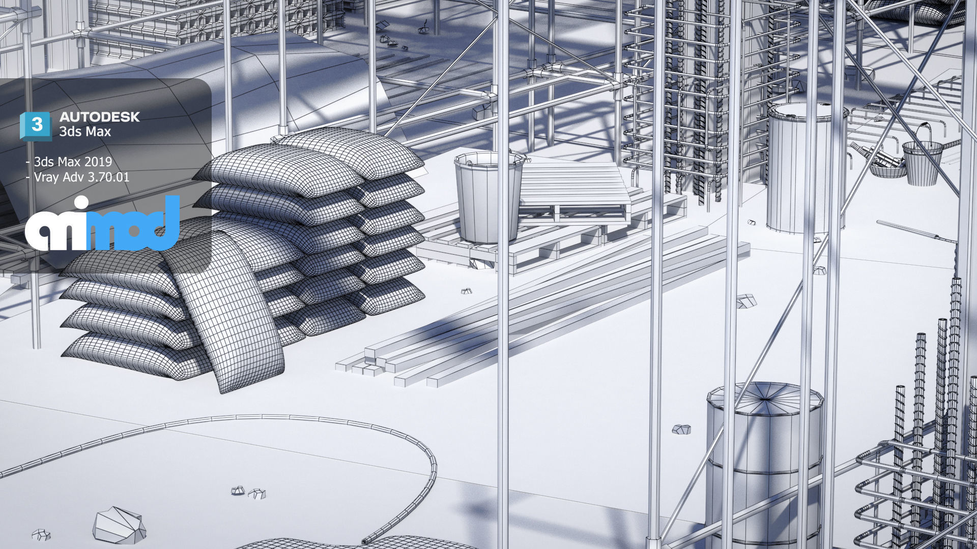 Construction Site 3D model_6