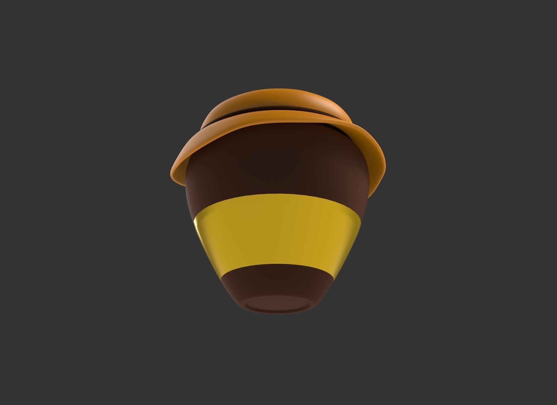 Low-Poly Honey Jar 3D Model Low-poly 3D model_5