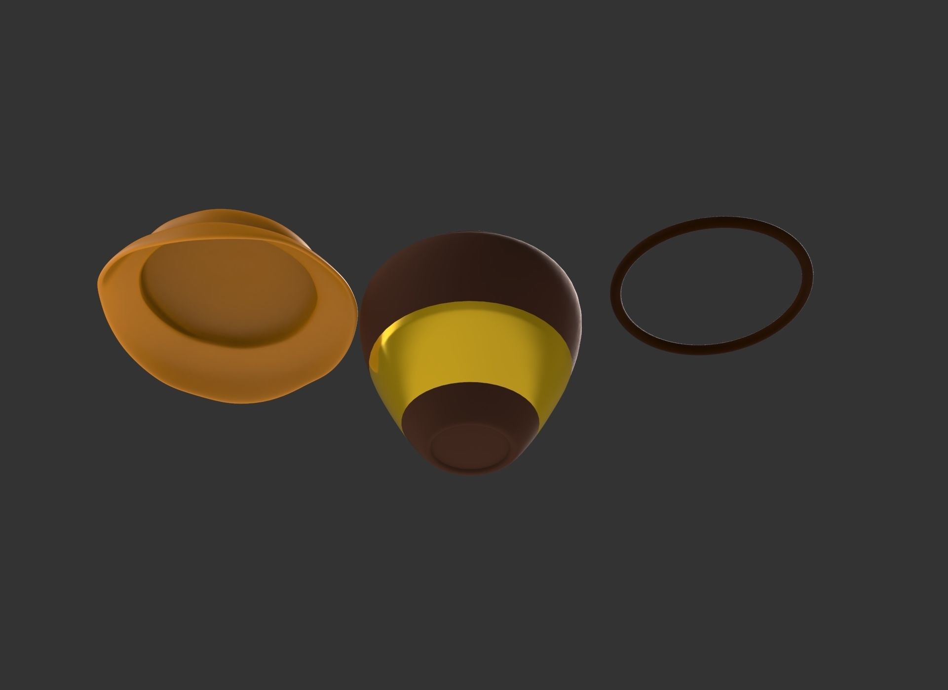 Low-Poly Honey Jar 3D Model Low-poly 3D model_7