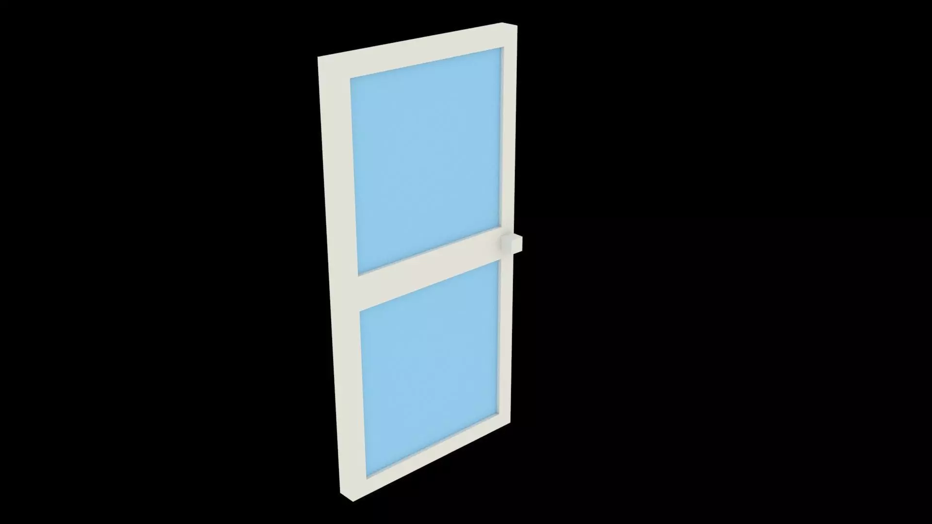 Low Poly Game Ready Door Low-poly 3D model