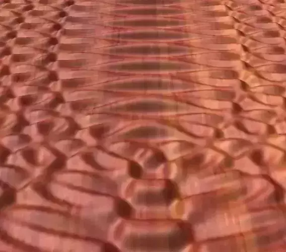 Sound wave ripple relief for CNC 3D model