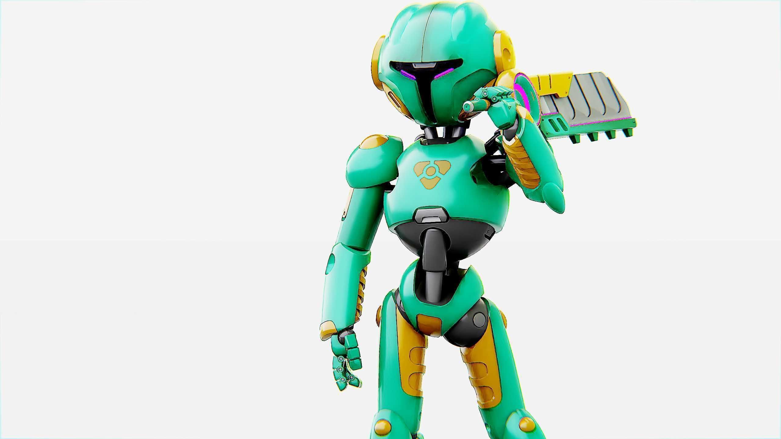 BATTLE DROID YOKOU Rigged for Unreal Engine - Unity - MIXAMO  3D model_3