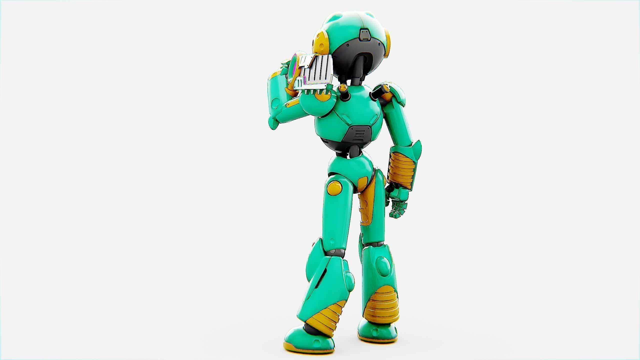 BATTLE DROID YOKOU Rigged for Unreal Engine - Unity - MIXAMO  3D model_16