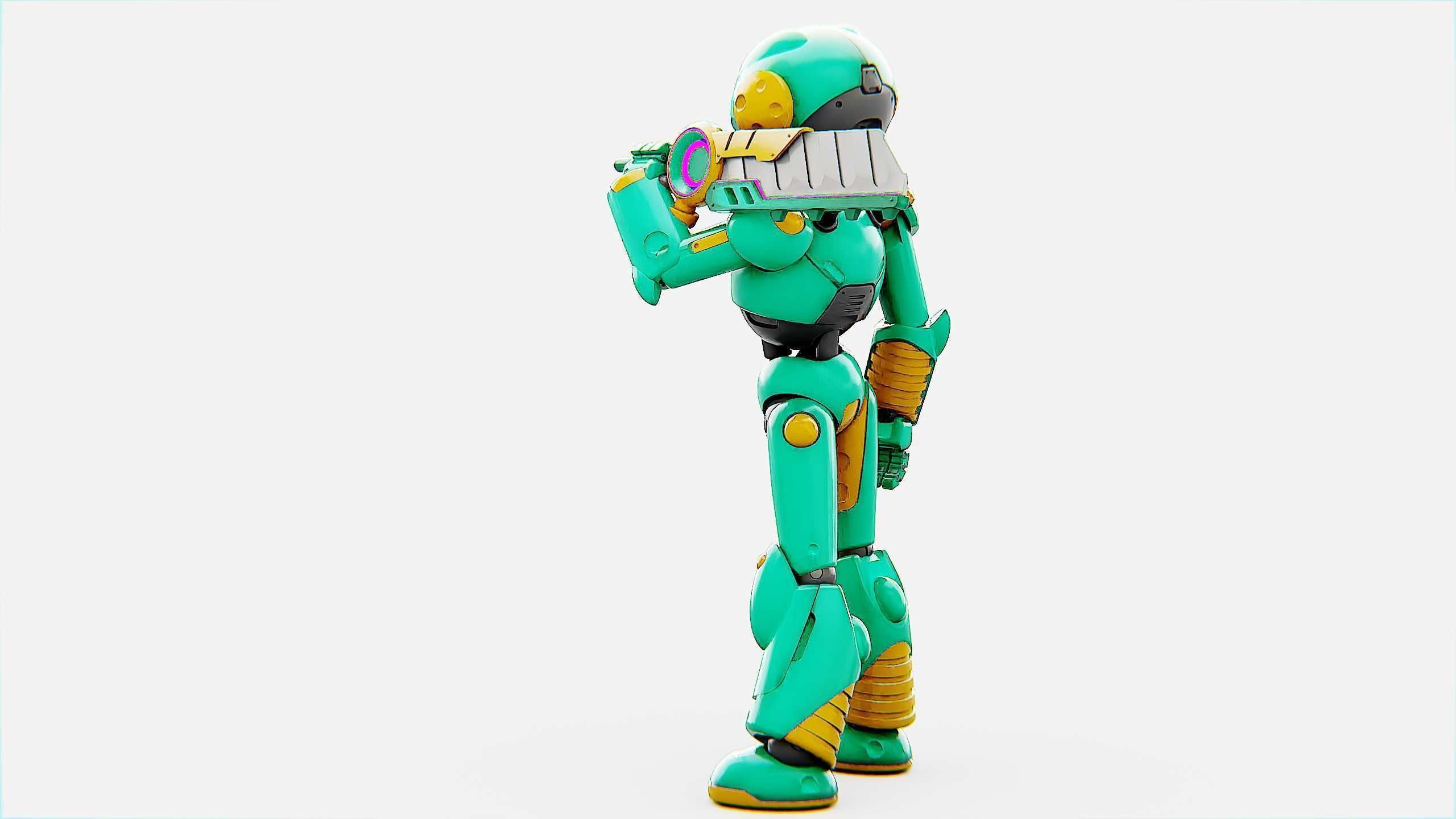 BATTLE DROID YOKOU Rigged for Unreal Engine - Unity - MIXAMO  3D model_17