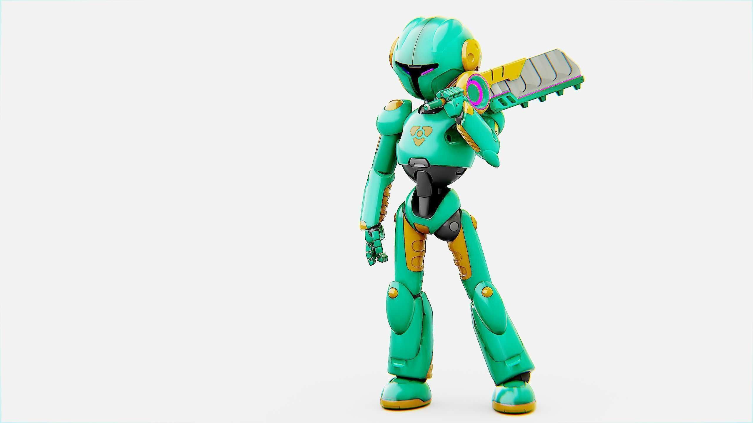 BATTLE DROID YOKOU Rigged for Unreal Engine - Unity - MIXAMO  3D model_23