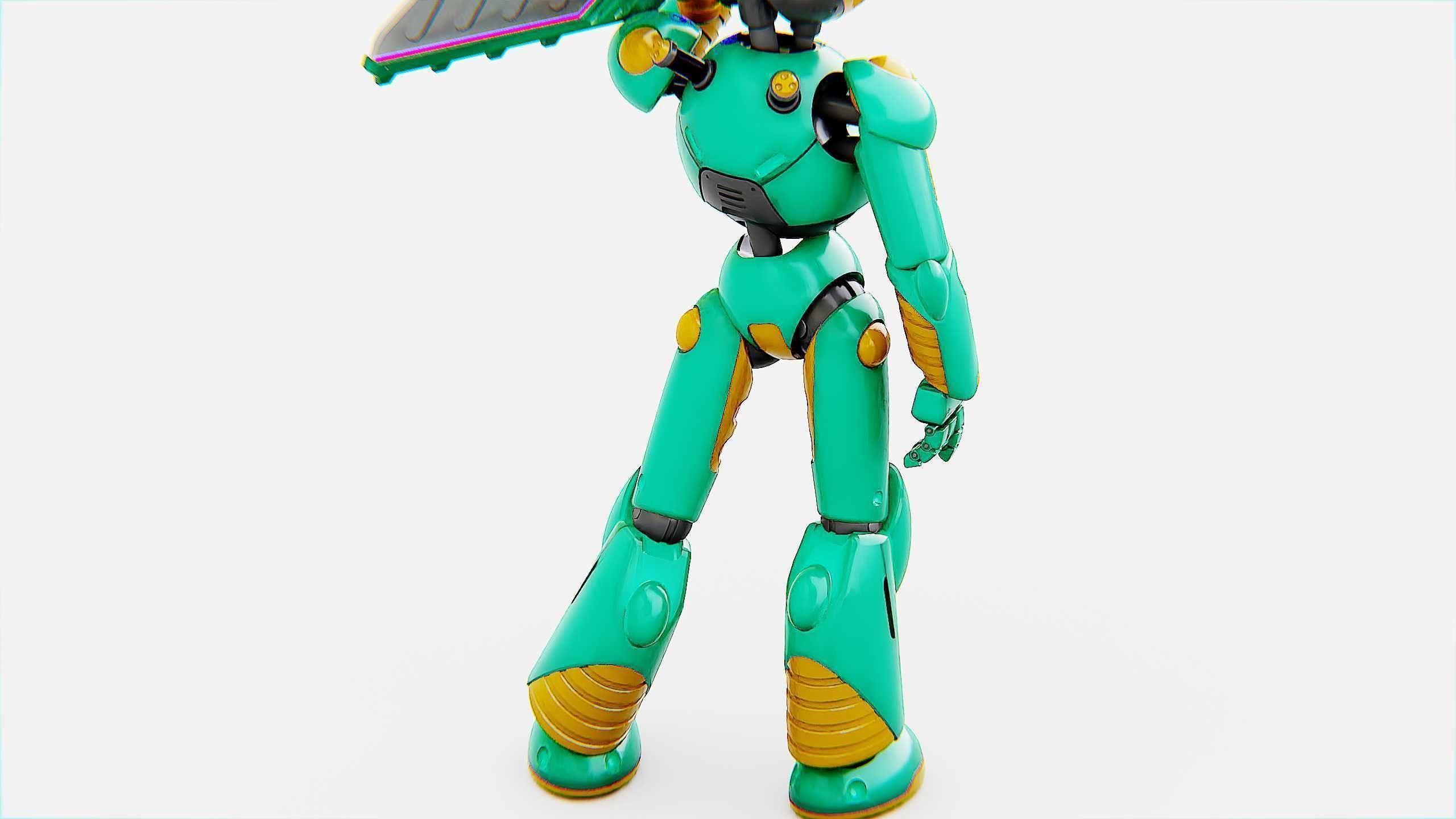 BATTLE DROID YOKOU Rigged for Unreal Engine - Unity - MIXAMO  3D model_28