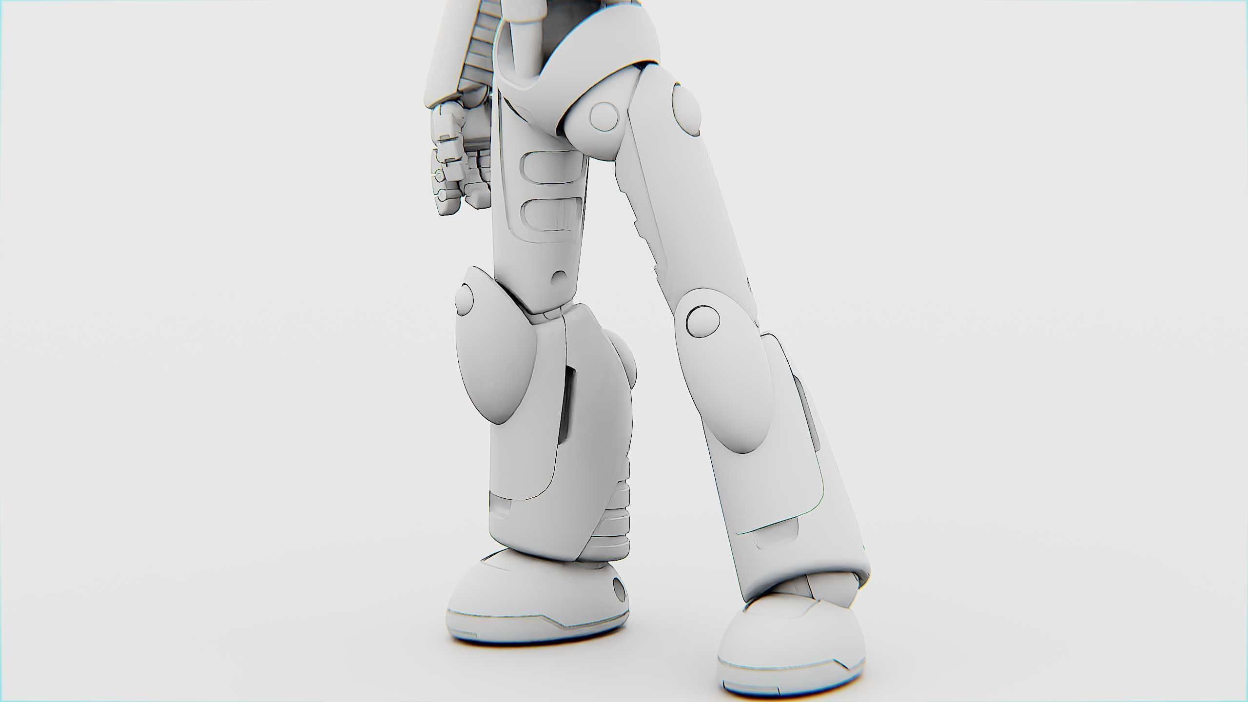 BATTLE DROID YOKOU Rigged for Unreal Engine - Unity - MIXAMO  3D model_35