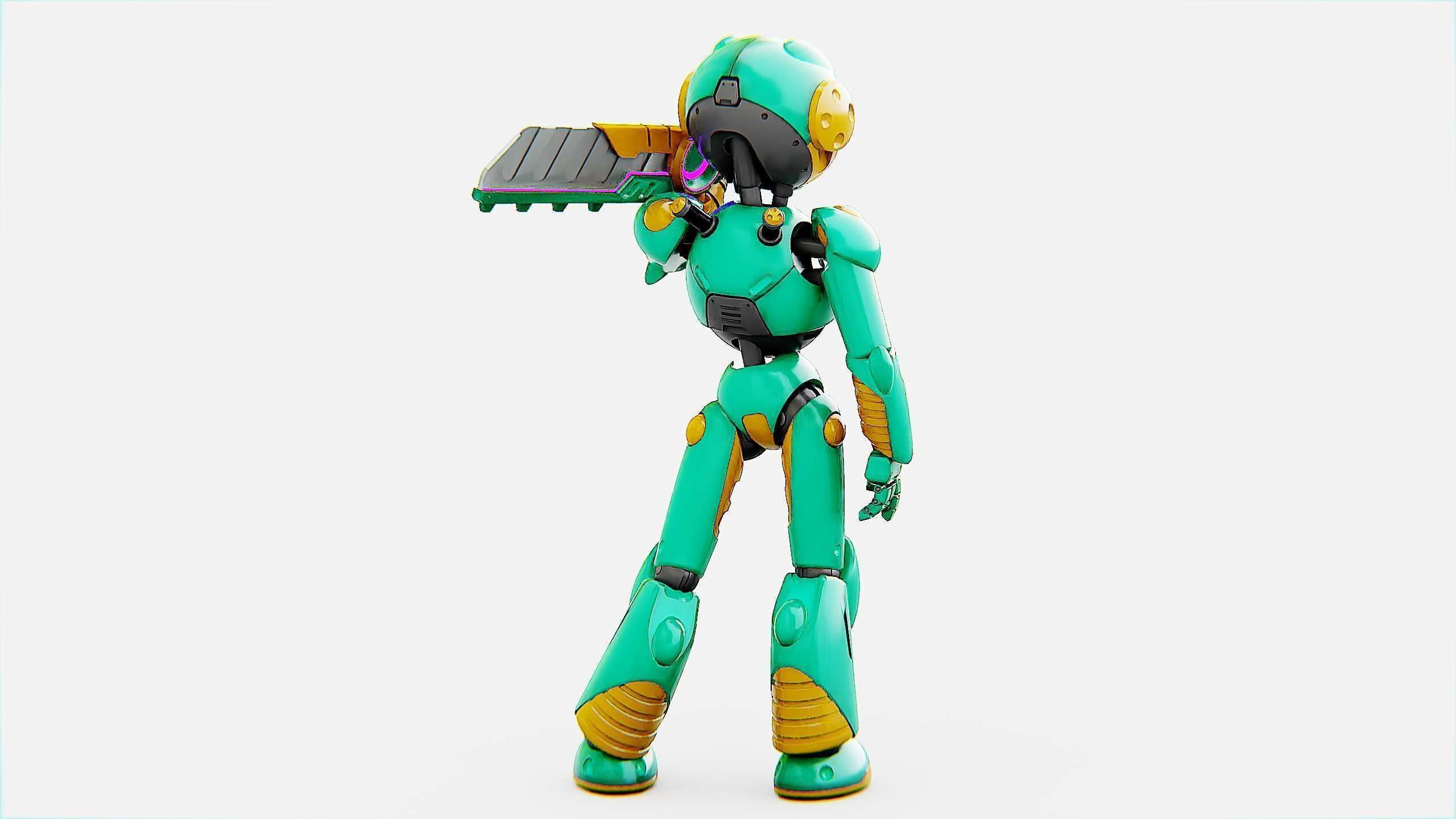 BATTLE DROID YOKOU Rigged for Unreal Engine - Unity - MIXAMO  3D model_13