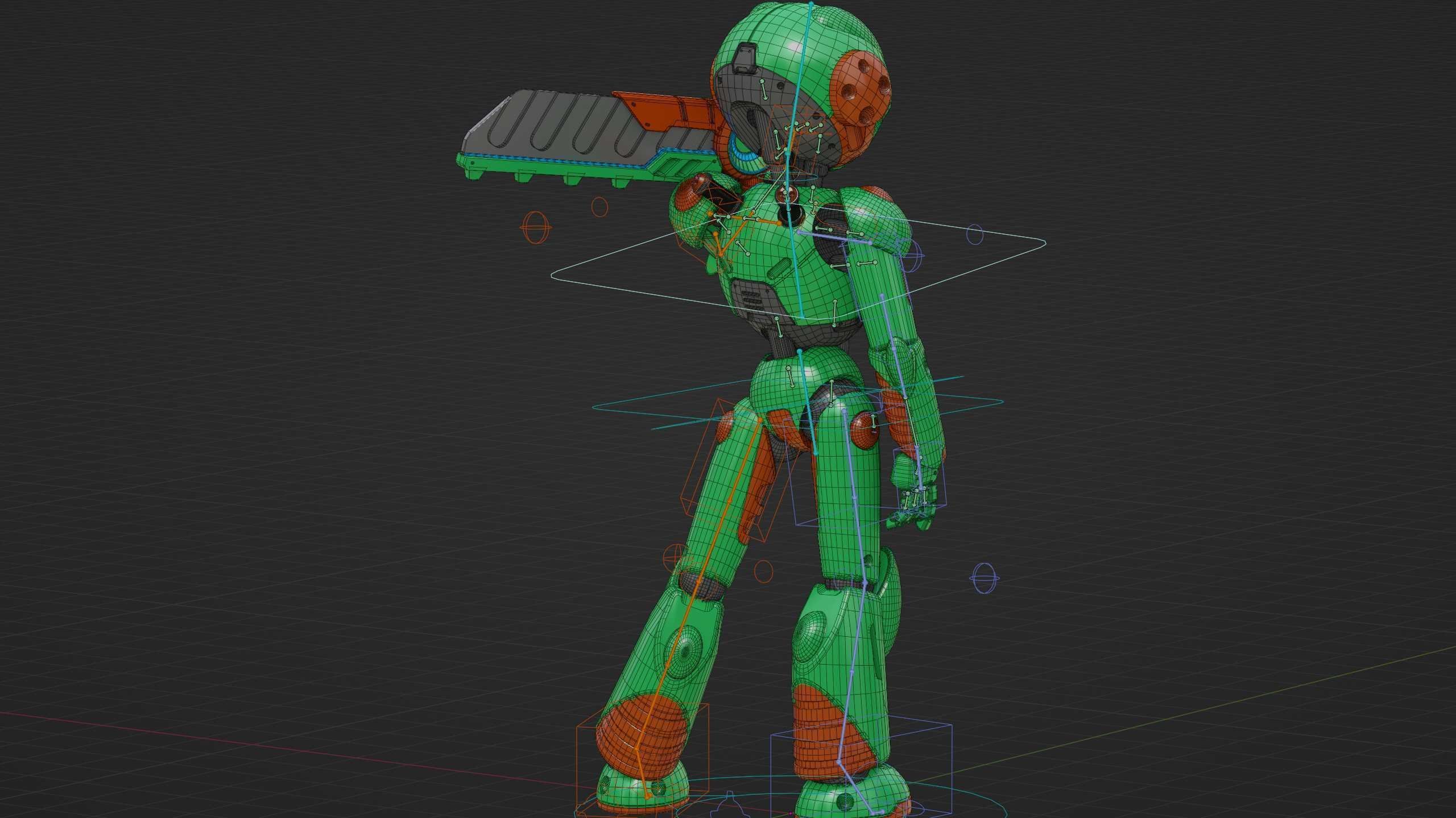 BATTLE DROID YOKOU Rigged for Unreal Engine - Unity - MIXAMO  3D model_38