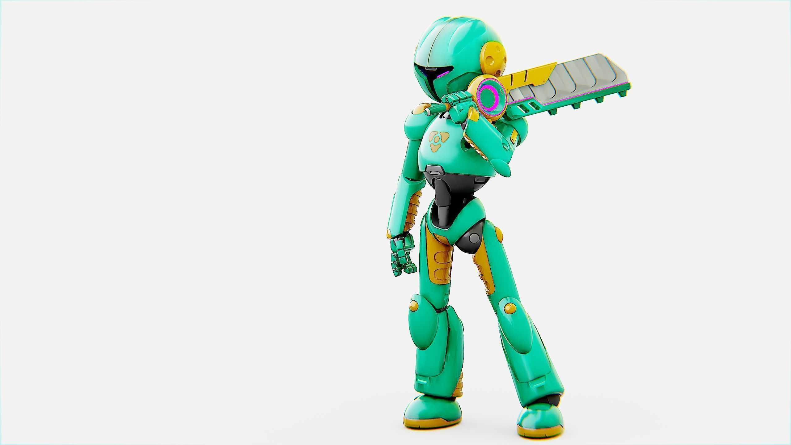 BATTLE DROID YOKOU Rigged for Unreal Engine - Unity - MIXAMO  3D model_22