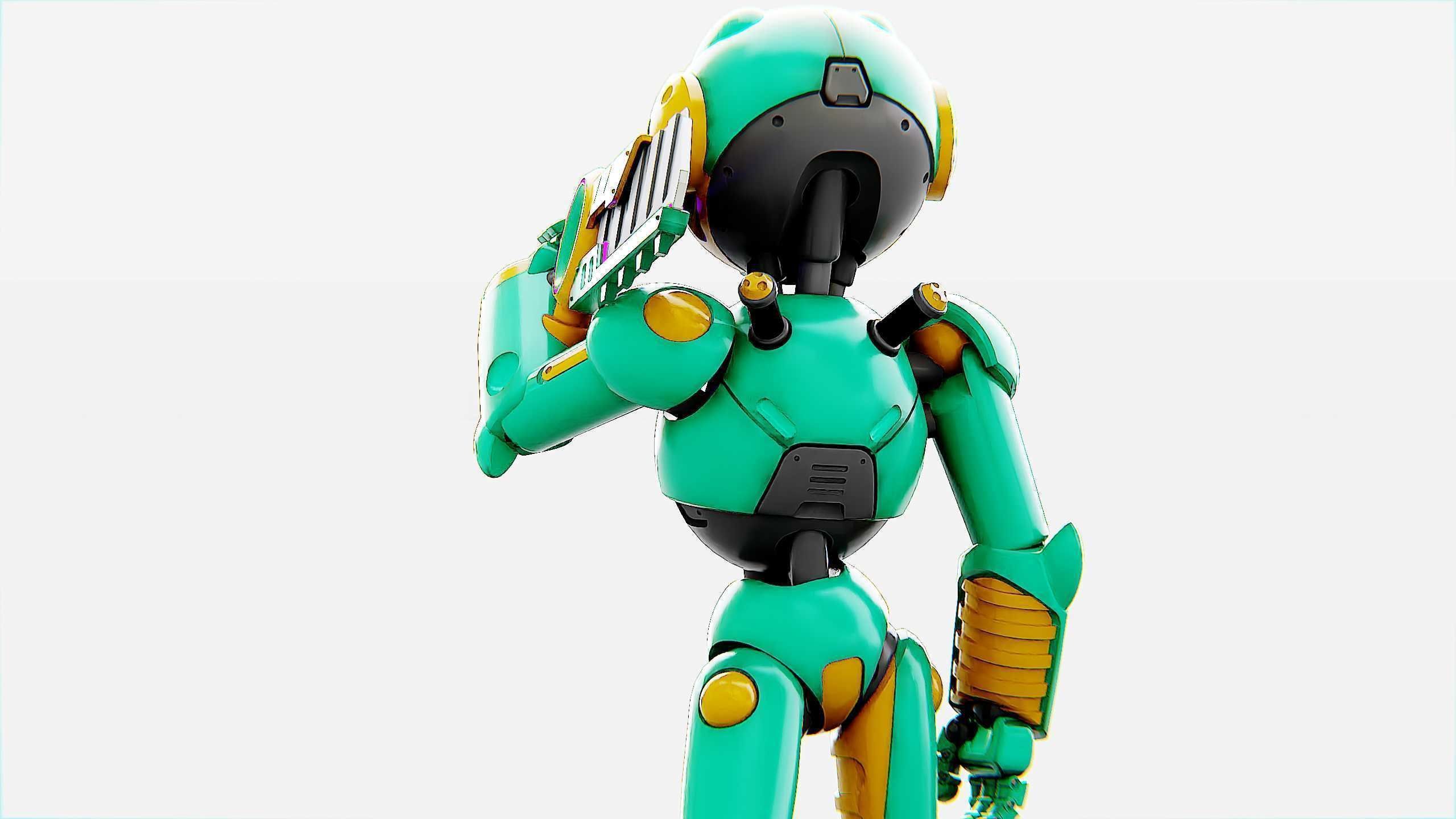 BATTLE DROID YOKOU Rigged for Unreal Engine - Unity - MIXAMO  3D model_26