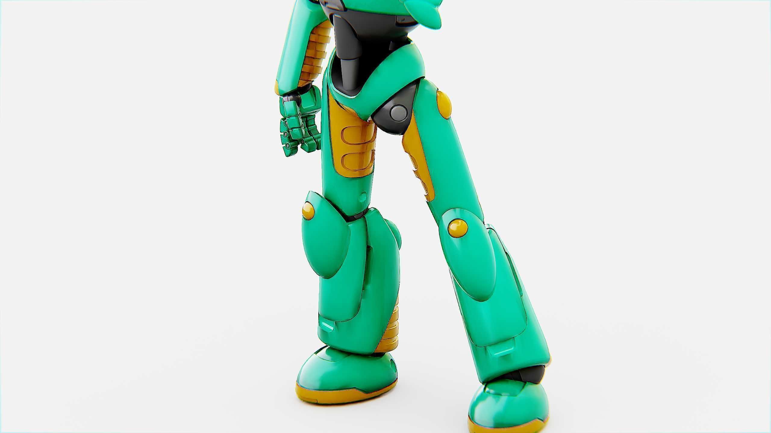 BATTLE DROID YOKOU Rigged for Unreal Engine - Unity - MIXAMO  3D model_27