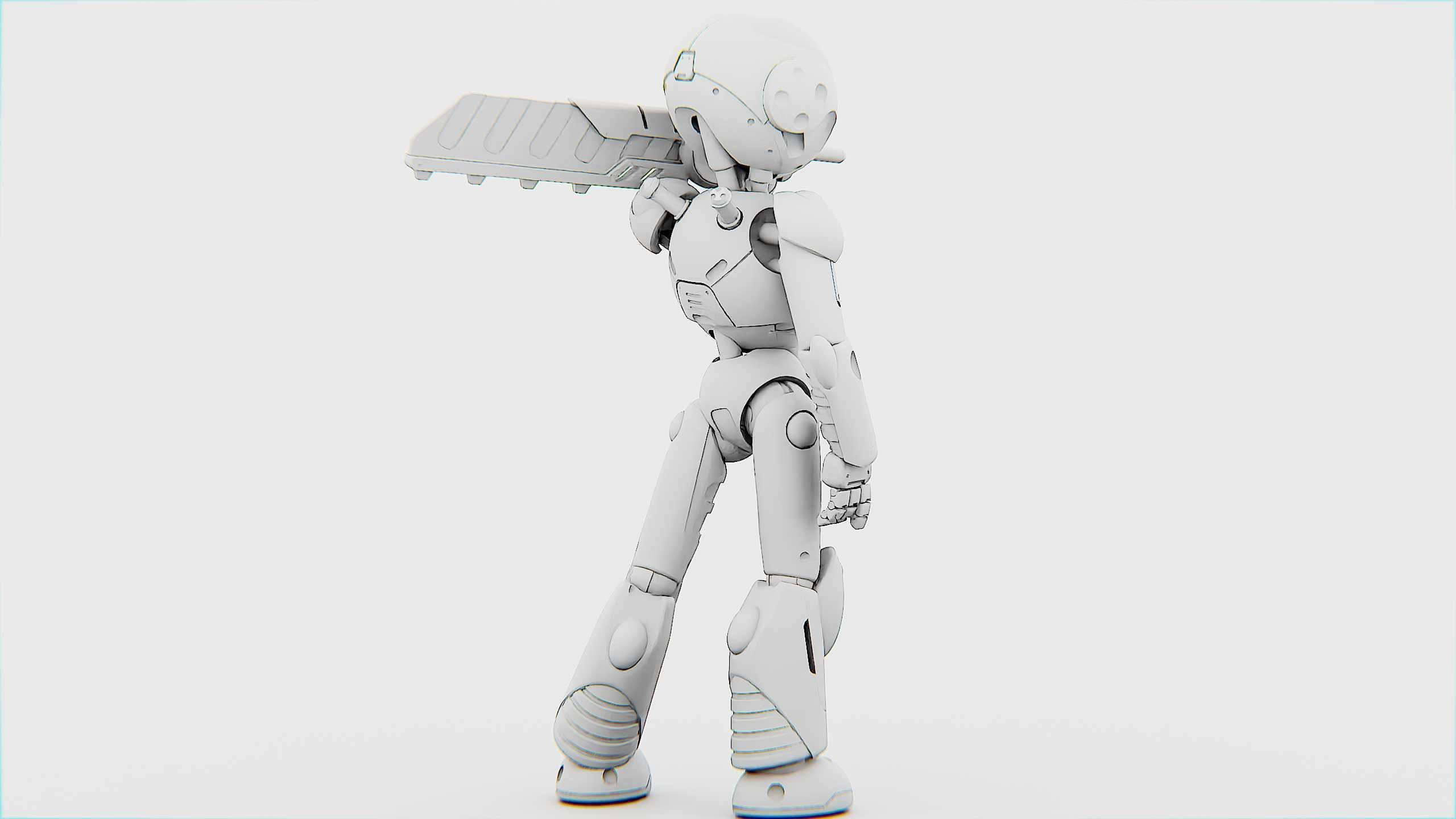 BATTLE DROID YOKOU Rigged for Unreal Engine - Unity - MIXAMO  3D model_33