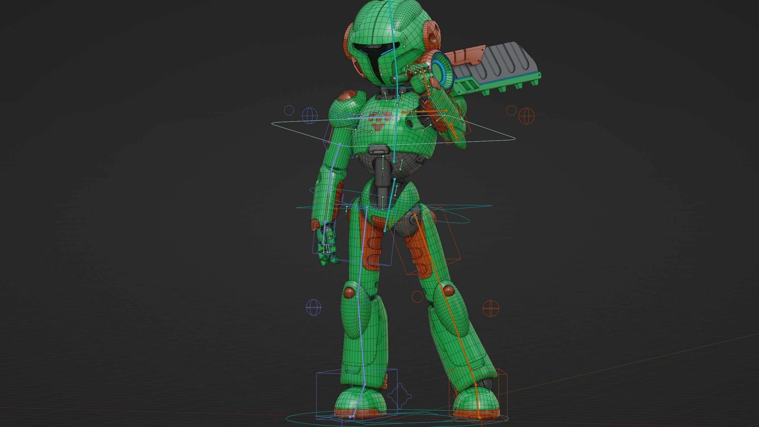 BATTLE DROID YOKOU Rigged for Unreal Engine - Unity - MIXAMO  3D model_37