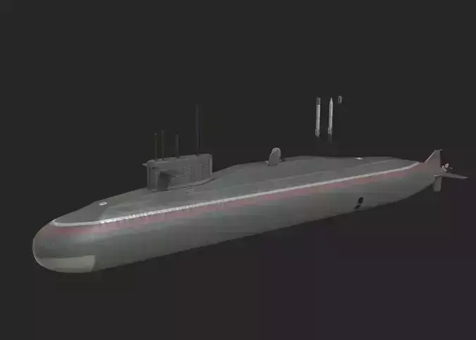 INS Arihant Class Ballistic Missile Submarine