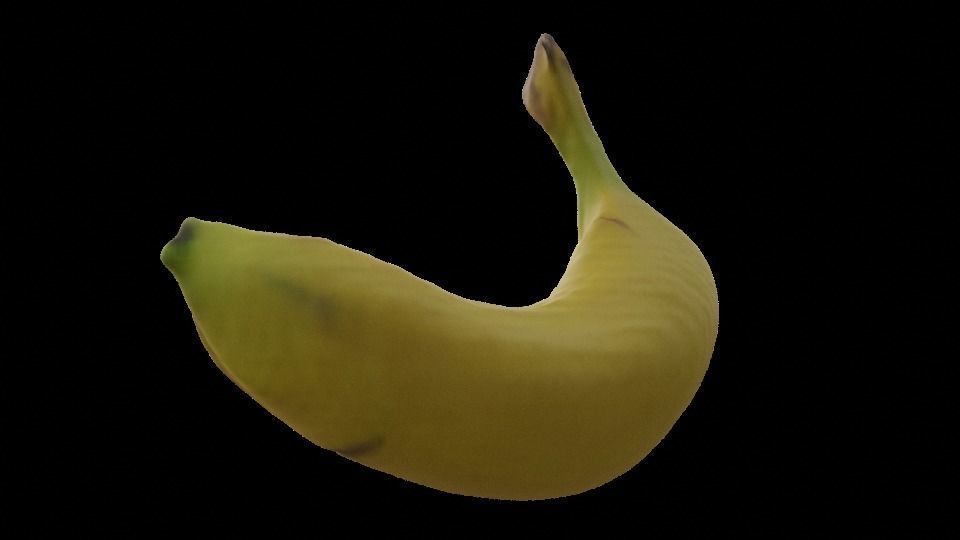 Realistic Banana 3D model_2
