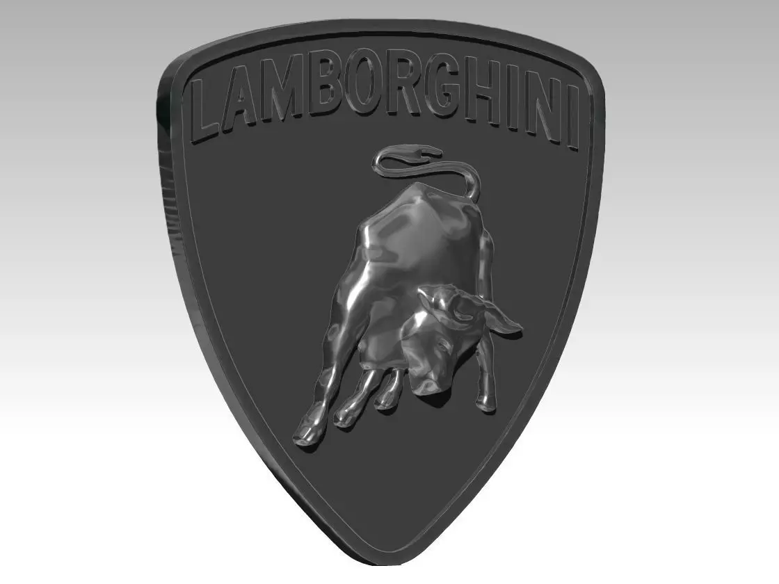 Italy Bull Car Logo 3D print model