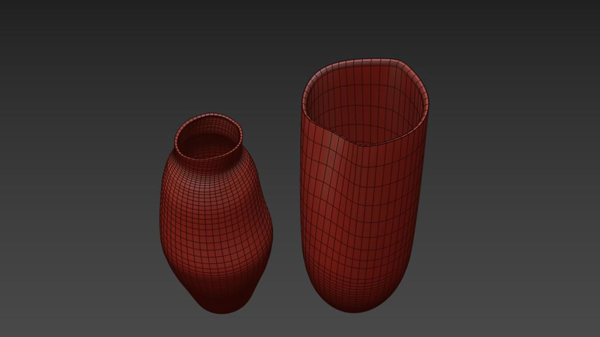 Fiora Handmade Ceramic Vases 3D model_7