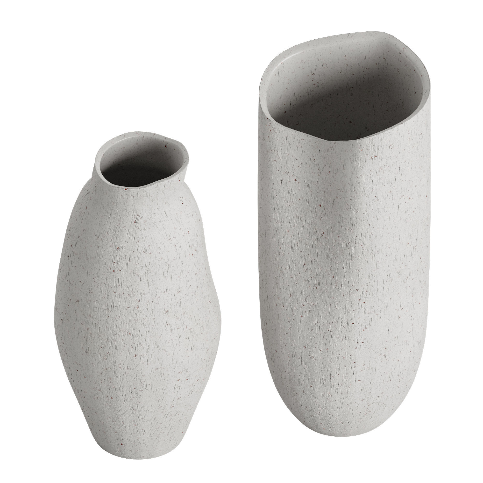 Fiora Handmade Ceramic Vases 3D model_2